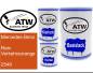 Preview: Mercedes-Benz, Rein Verkehrsorange, 2549: 500ml Lackdose + 500ml Klarlack + 250ml Härter - Set, von ATW Autoteile West.